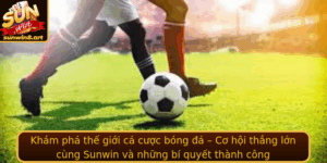 Kham Pha The Gioi Ca Cuoc Bong A Co Hoi Thang Lon Cung Sunwin Va Nhung Bi Quyet Thanh Cong